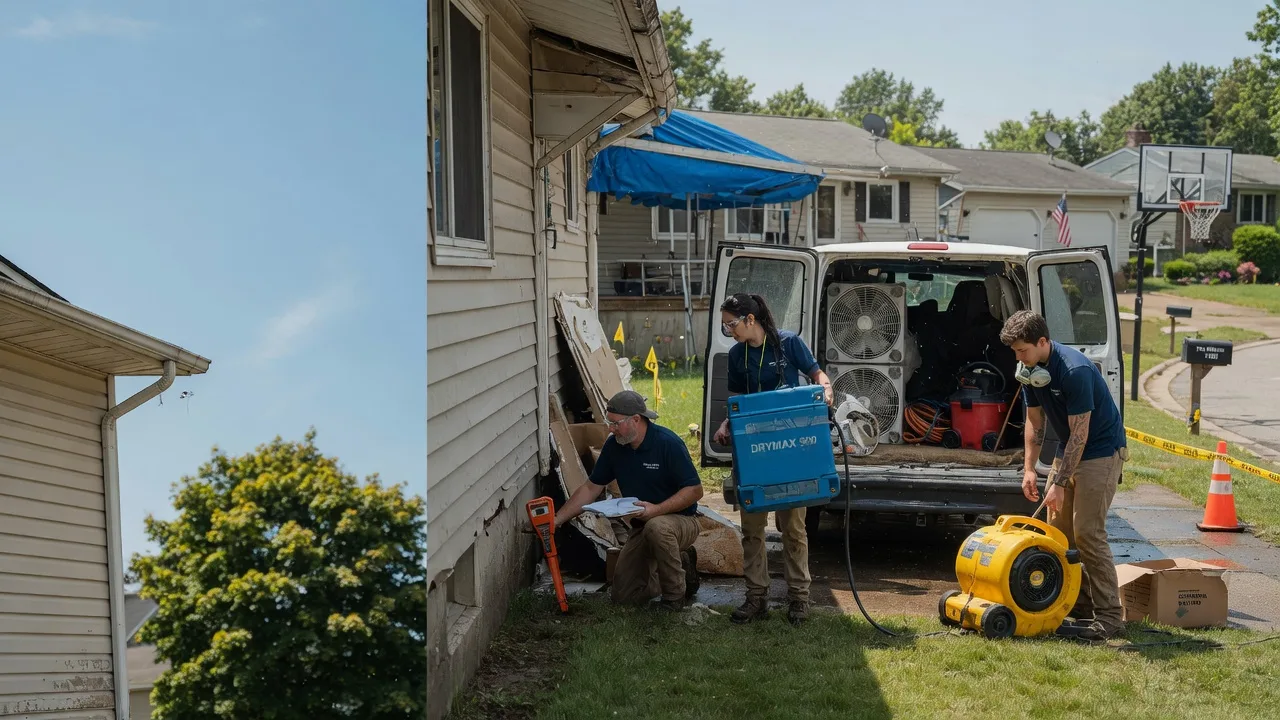 Ceiling Leak Cleanup in Swengel, PA near me